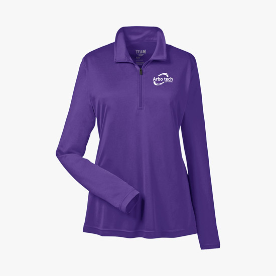 End Zone Performance 1/4-Zip - Women's - Silkscreened