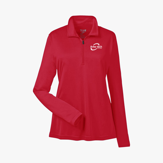 End Zone Performance 1/4-Zip - Women's - Silkscreened