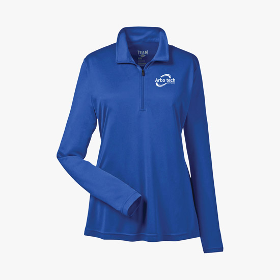 End Zone Performance 1/4-Zip - Women's - Silkscreened