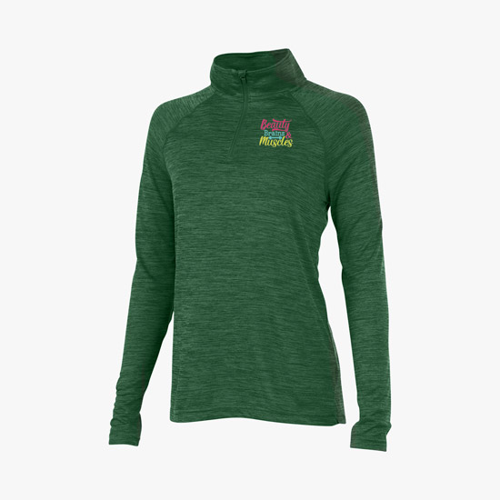 Space Dye Performance 1/4-Zip Pullover - Women's
