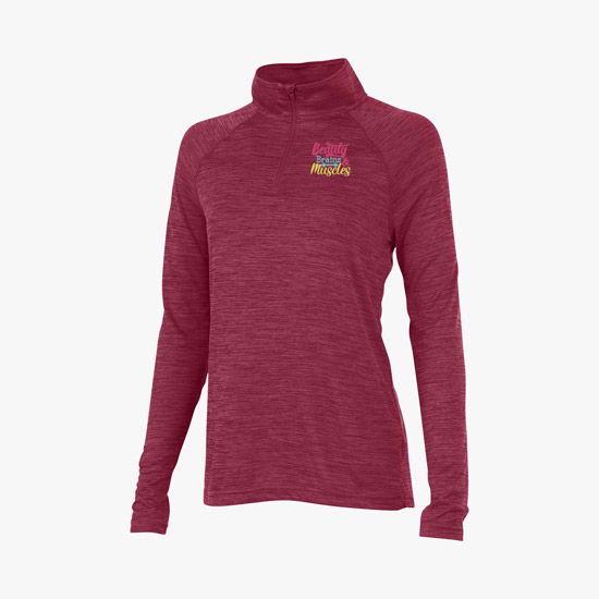 Space Dye Performance 1/4-Zip Pullover - Women's