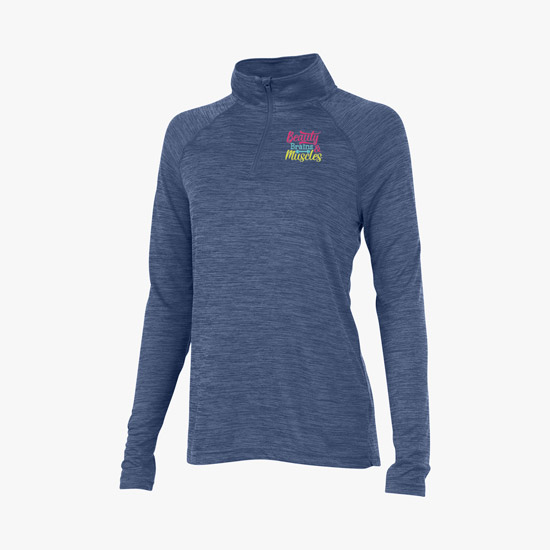 Space Dye Performance 1/4-Zip Pullover - Women's