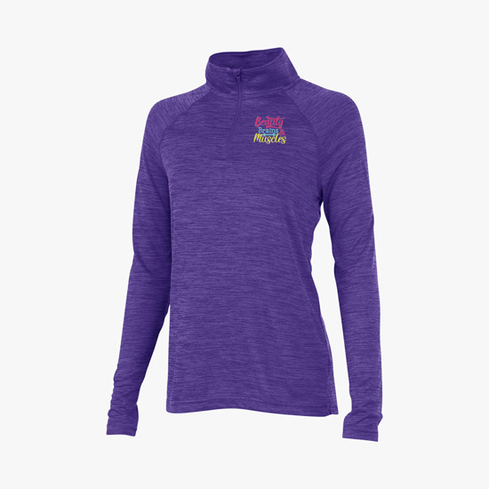 Space Dye Performance 1/4-Zip Pullover - Women's