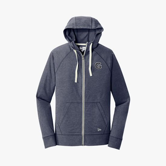 New Era® Sueded Cotton Full-Zip Hoodie - Men's