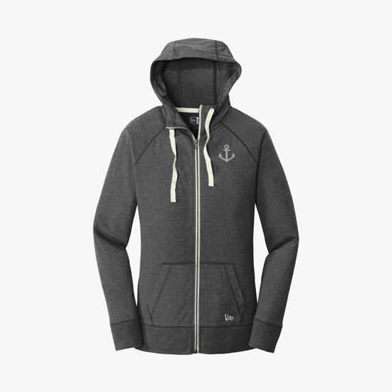 New Era® Sueded Cotton Full-Zip Hoodie - Women's