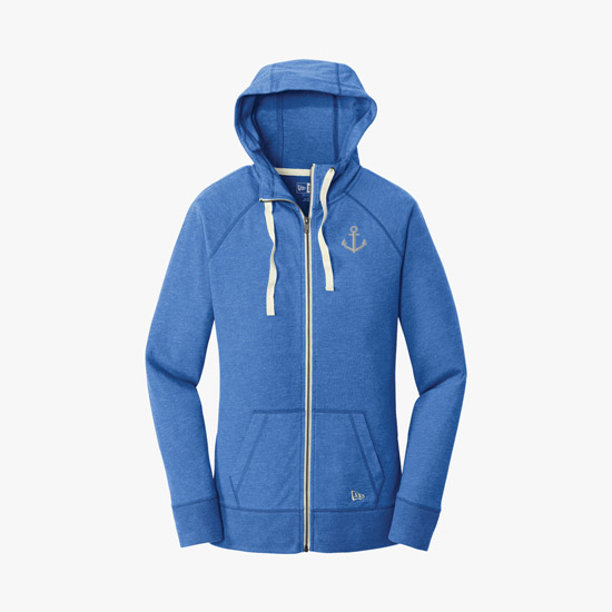 New Era® Sueded Cotton Full-Zip Hoodie Women's