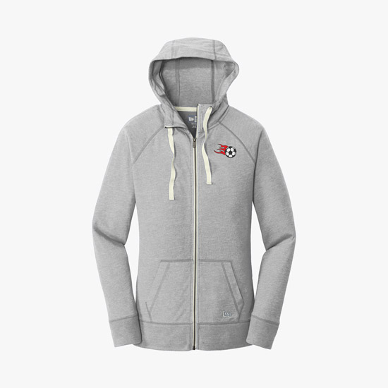 New Era® Sueded Cotton Full-Zip Hoodie Women's, WE-18034W