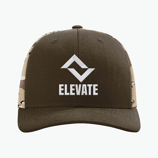 Richardson Printed Mesh-Back Trucker Cap