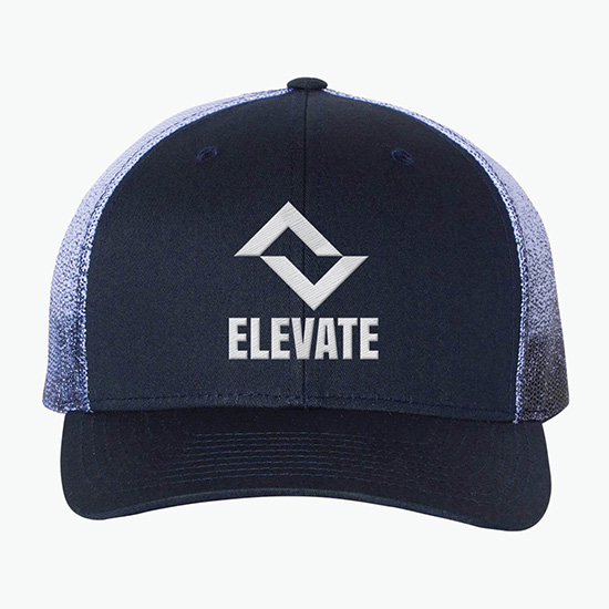 Richardson Printed Mesh-Back Trucker Cap