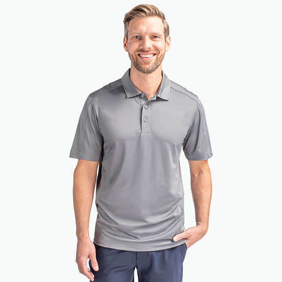 Cutter & Buck Prospect Textured Stretch Polo - Men's