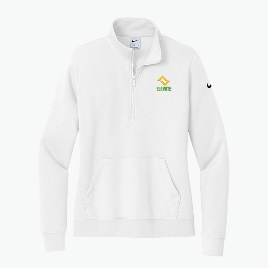 Nike Club Fleece Sleeve Swoosh 1/2-Zip Pullover - Women's