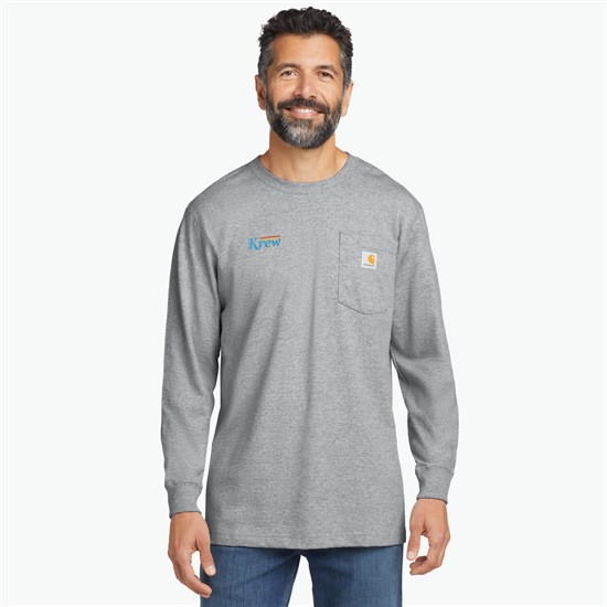 Carhartt® Workwear Pocket Long Sleeve T-Shirt - Embroidered