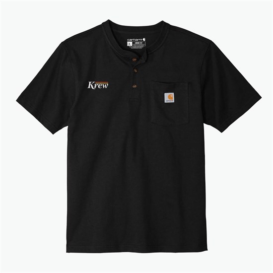 Carhartt® Short Sleeve Henley T-Shirt - Embroidered