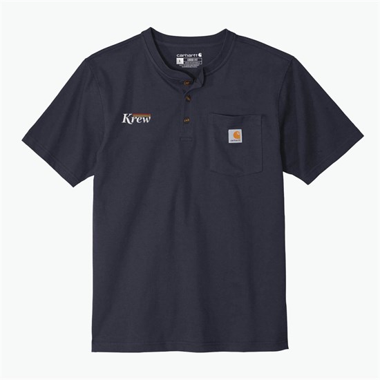 Carhartt® Short Sleeve Henley T-Shirt - Embroidered