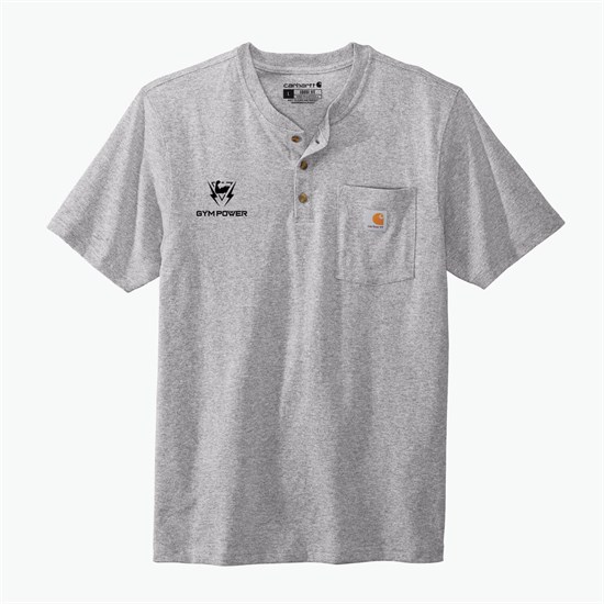 Carhartt® Short Sleeve Henley T-Shirt - Silkscreened