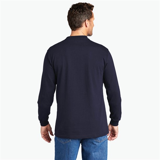 Carhartt® Long Sleeve Henley T-Shirt - Embroidered