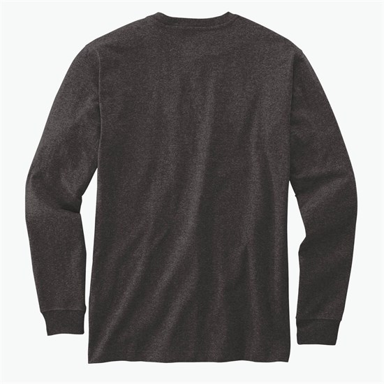 Carhartt® Long Sleeve Henley T-Shirt -Silkscreened