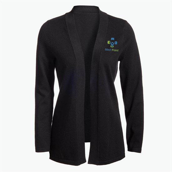Lightweight Cotton Blend Open Cardigan - Women's