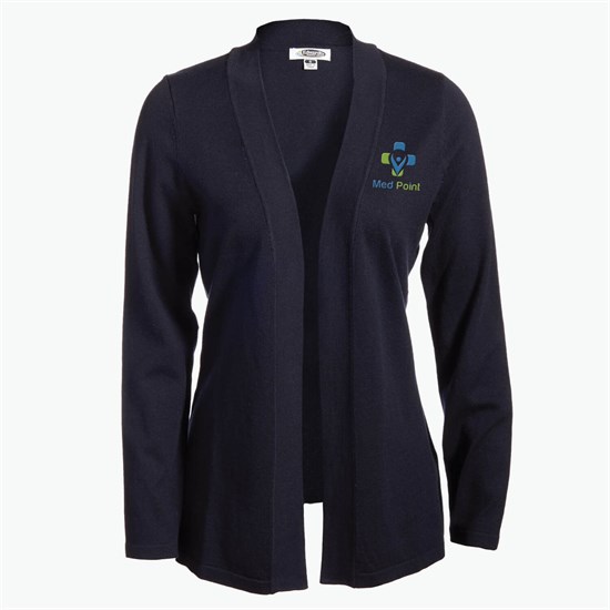 Lightweight Cotton Blend Open Cardigan - Women's