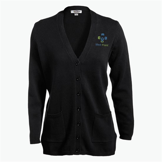 Edwards Garment Jersey Knit Button Down Cardigan - Women's