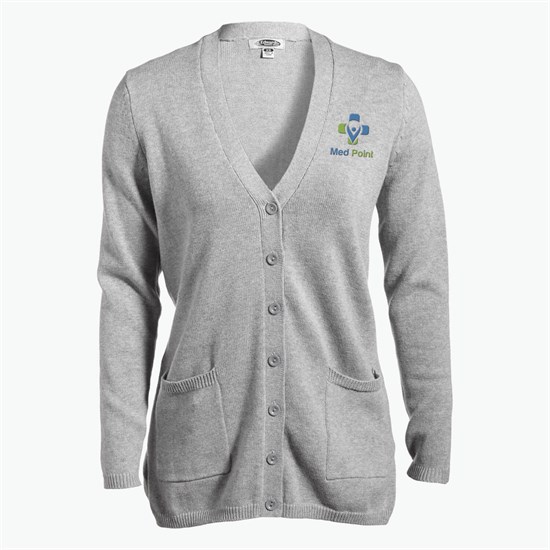 Edwards Garment Jersey Knit Button Down Cardigan - Women's