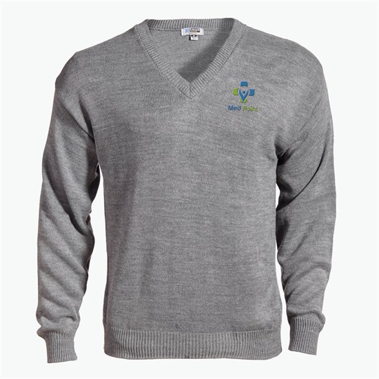 Edwards Garment Jersey Knit V-Neck Sweater - Men's