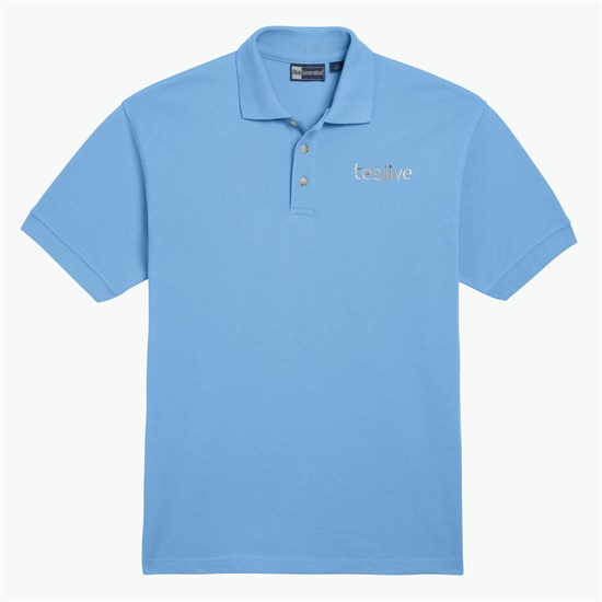 Blue Generation Egyptian Cotton Pique Polo - Men's