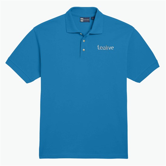 Blue Generation Egyptian Cotton Pique Polo - Men's