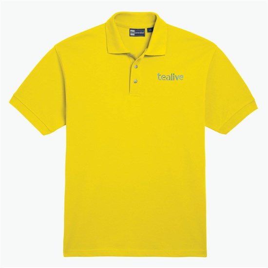 Blue Generation Egyptian Cotton Pique Polo - Men's