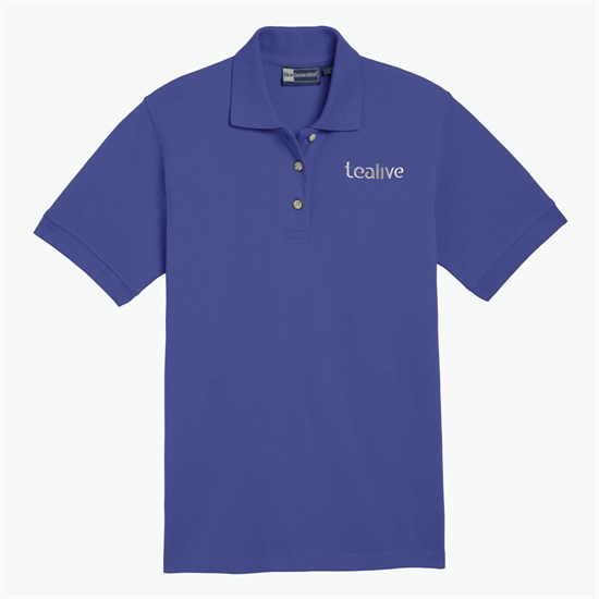 Blue Generation Egyptian Cotton Pique Polo - Women's