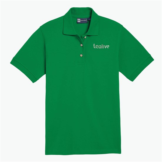 Blue Generation Egyptian Cotton Pique Polo - Women's