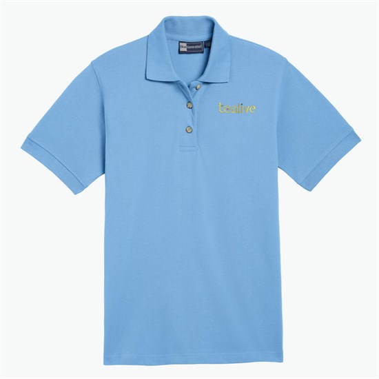 Blue Generation Egyptian Cotton Pique Polo - Women's