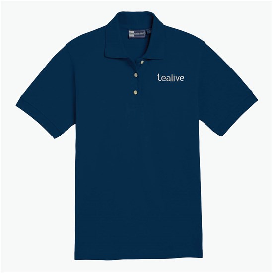 Blue Generation Egyptian Cotton Pique Polo - Women's