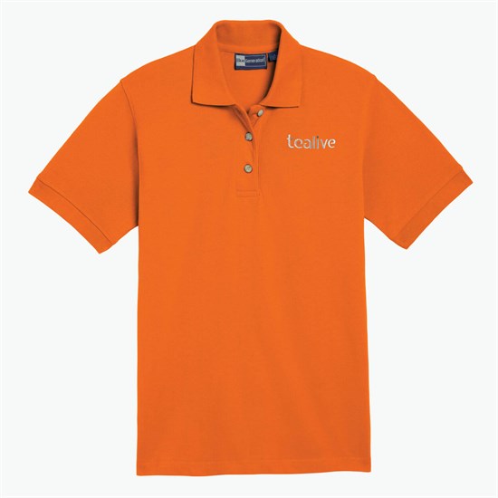 Blue Generation Egyptian Cotton Pique Polo - Women's