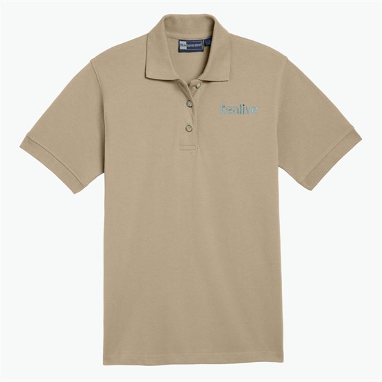 Blue Generation Egyptian Cotton Pique Polo - Women's