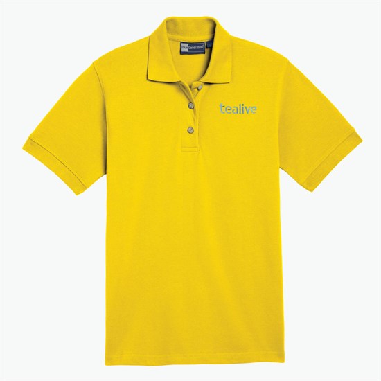 Blue Generation Egyptian Cotton Pique Polo - Women's