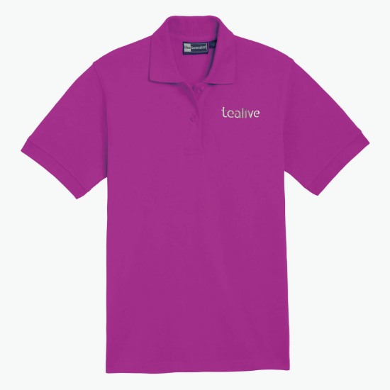 Blue Generation Soft Touch Pique Polo - Women's