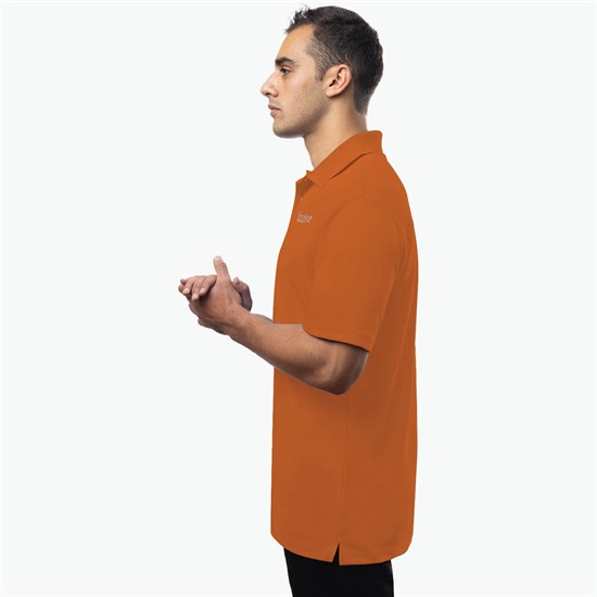 Blue Generation Textured Mesh Performance Polo - Men's