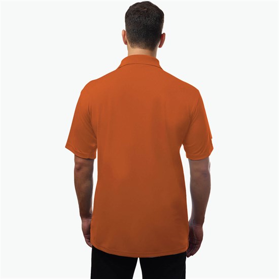 Blue Generation Textured Mesh Performance Polo - Men's