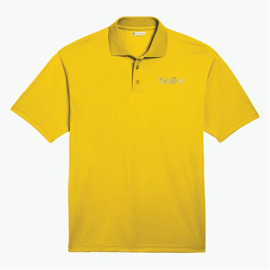 Blue Generation Textured Mesh Performance Polo - Men's