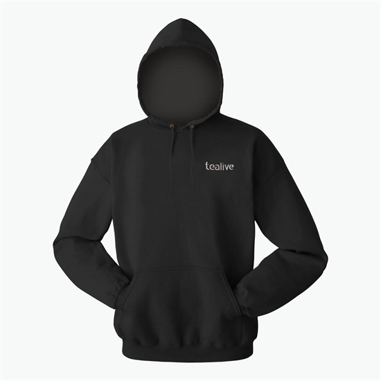 Blue Generation Cotton Blend Hoodie - Embroidered