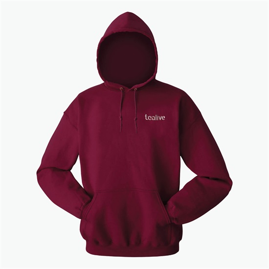 Blue Generation Cotton Blend Hoodie - Embroidered