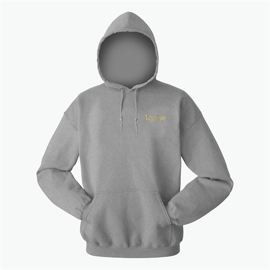 Blue Generation Cotton Blend Hoodie - Embroidered