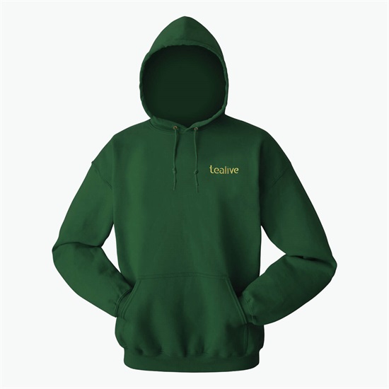 Blue Generation Cotton Blend Hoodie - Embroidered