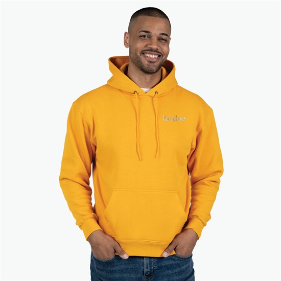 Blue Generation Cotton Blend Hoodie - Embroidered
