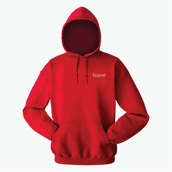 Blue Generation Cotton Blend Hoodie - Embroidered