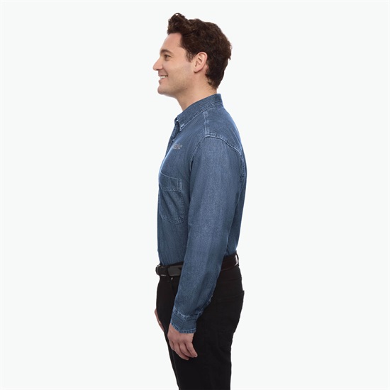 Blue Generation Cotton Denim Shirt - Men's