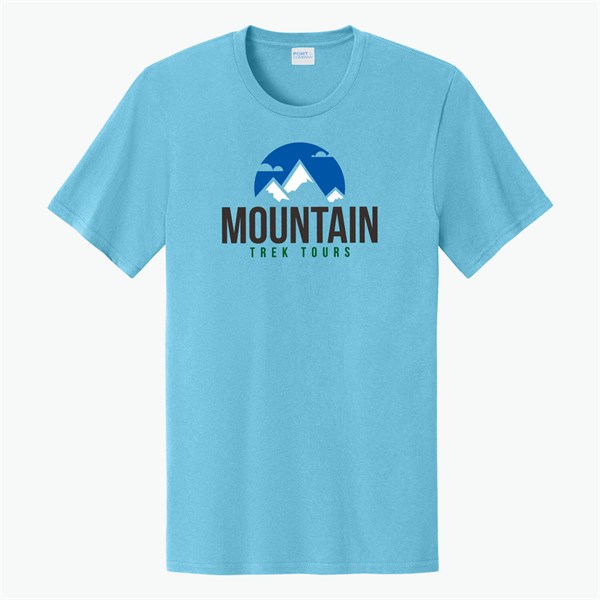 Full Color Port & Company Easy Cotton Tee
