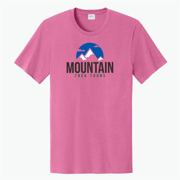 Full Color Port & Company Easy Cotton Tee