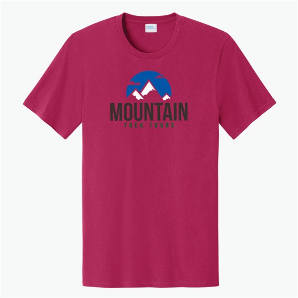 Full Color Port & Company Easy Cotton Tee